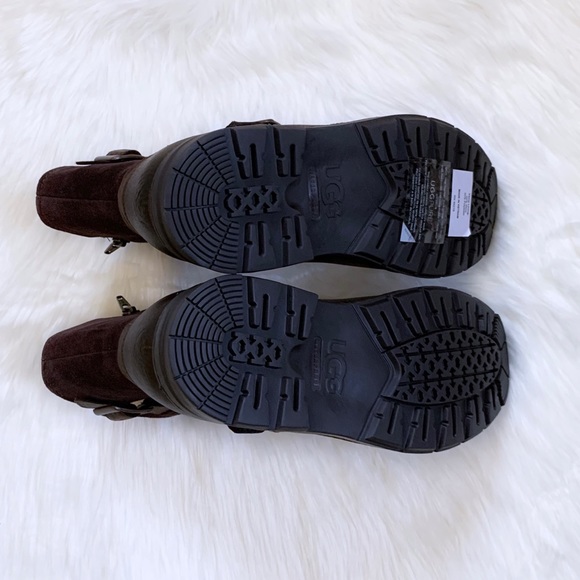 UGG Men’s Messner Waterproof Stout Moto Boots - Picture 8 of 8